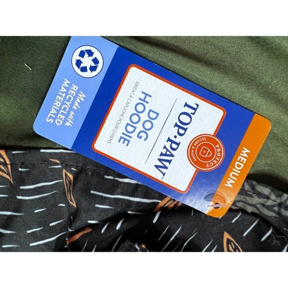 Top Paw denim jacket & dog hoodie dog size medium - Picture 7 of 7